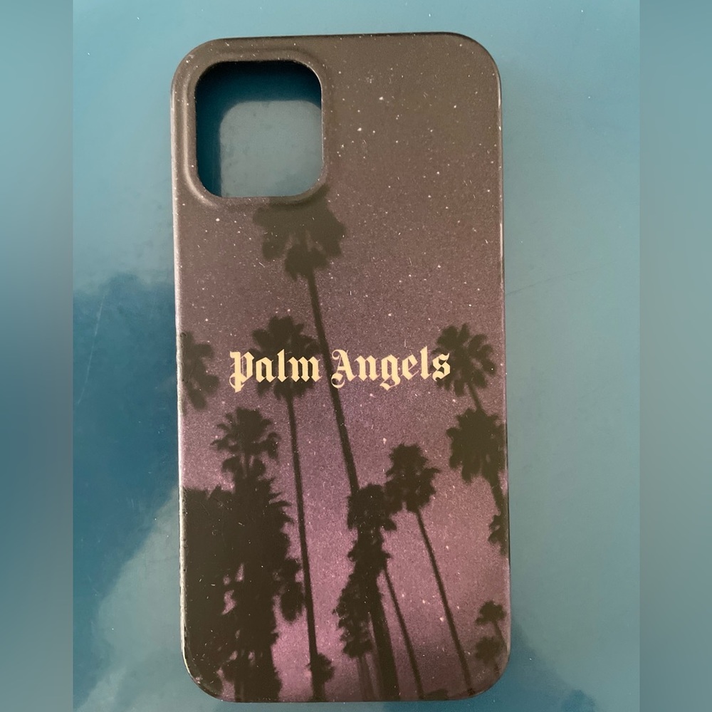 Palm Angels black ‘Palms’ iPhone 12 phone case